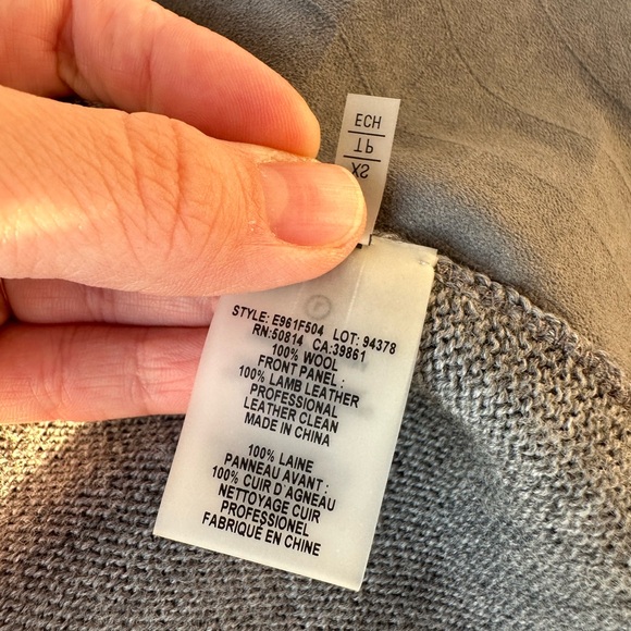 NWT Elie Tahari Lambskin Sweater - Picture 7 of 8